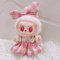 17cm Cute Mini Plush Doll'S Clothes Outfit Accessories For Korea Kpop Exo Labubu Idol Dolls Skirt Hat Clothing DIY Kids Gift