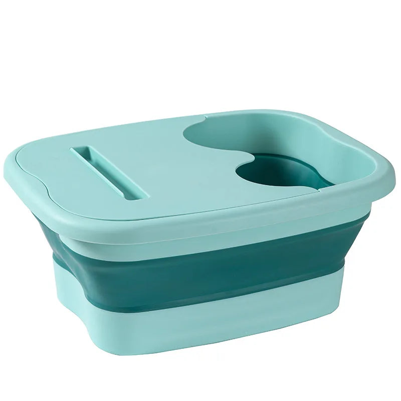 Footbath Massage Bucket Spa Foot Bath Bucket Household Soaking Bucket Folding Basin Sauna Bathtub Pedicure Foldable Bath Bathtub