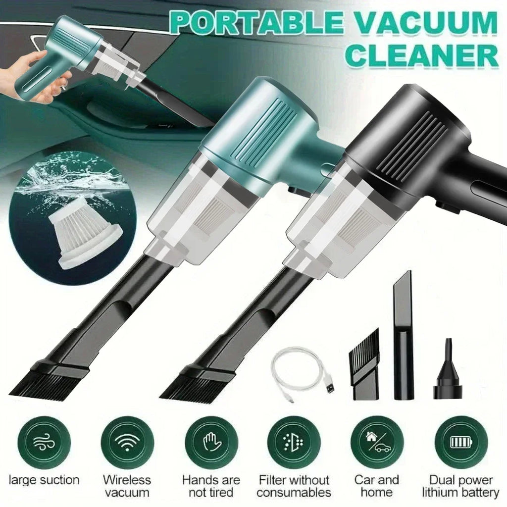 Car vacuum cleaner wireless multifunctional handheld portable car vacuum cleaner high-power mini suction and blowing integrated