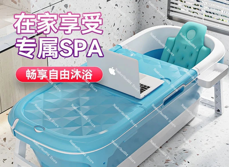 Bath Bucket Adult Foldable Bathtub Adult Bath Basin Whole Body Sweat Thickened Large Sitting and Lying Down Household Artifact