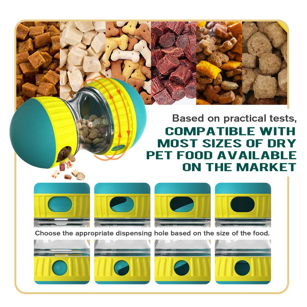 Pet Dog Treat Dispenser For Small Medium Large Dogs Interactive Indoor Improve IQ Training Dog Toys Labrador Chihuahua Product