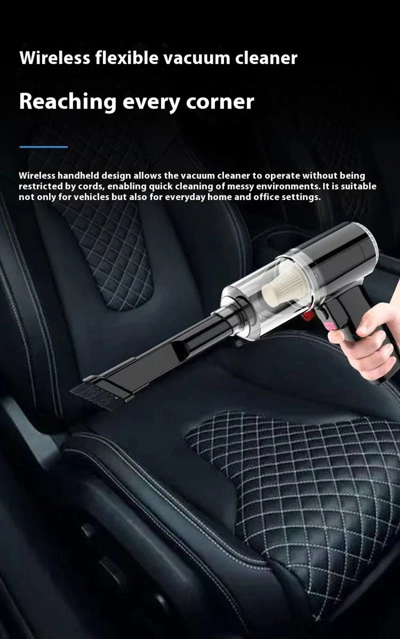 Car Vacuum Cleaner Wireless Multi-Functional Handheld Portable Car Vacuum Cleaner Rechargeable High Power Mop cleaner Cedar mop